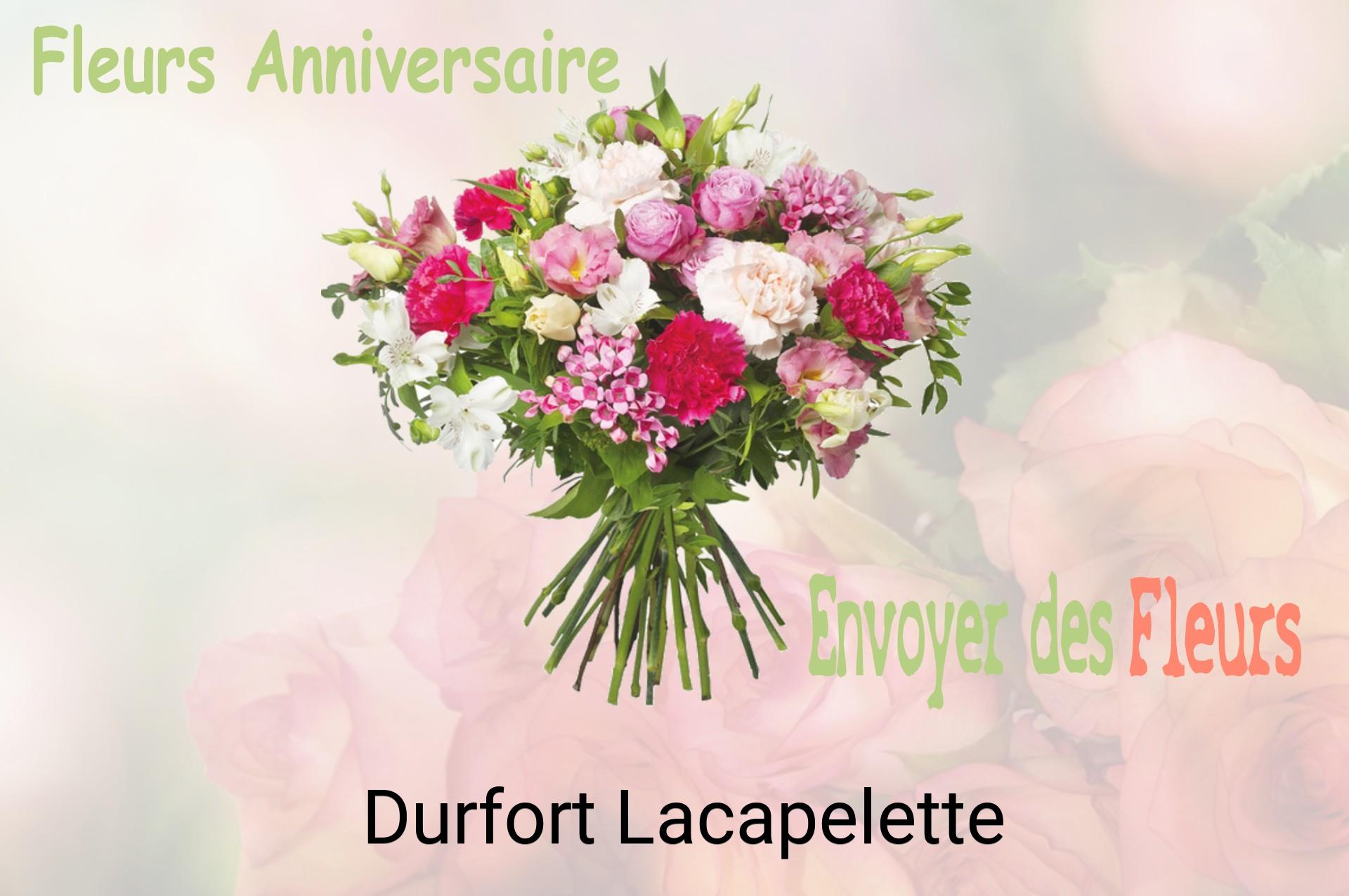 Bouquet de fleurs d’anniversaire livré à Durfort-Lacapelette