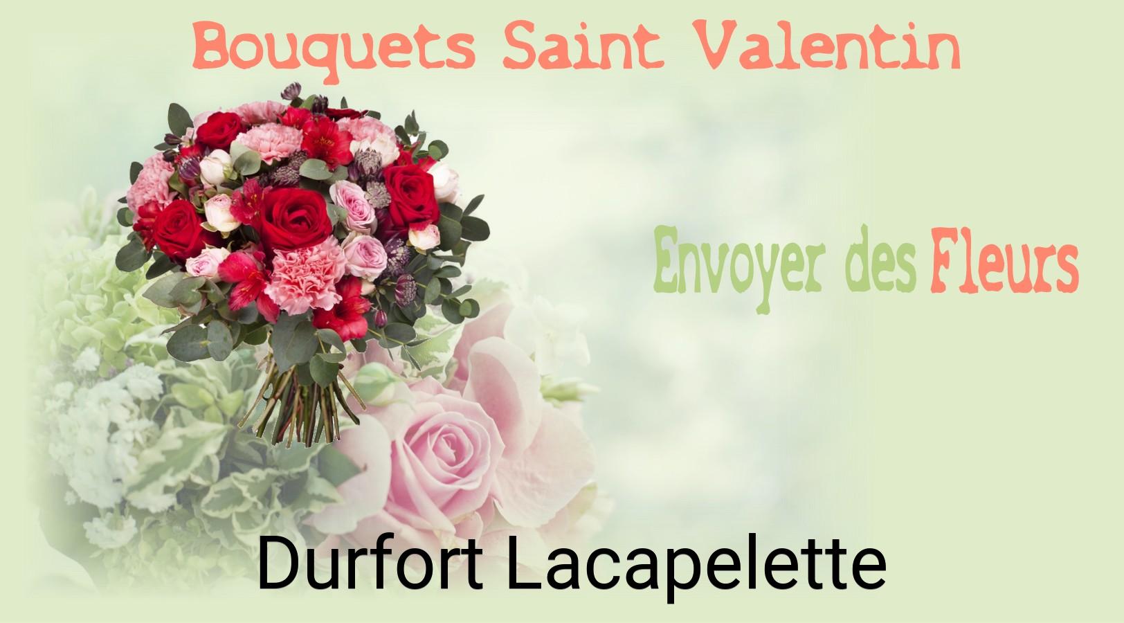 Roses de Saint-Valentin livrées à Durfort-Lacapelette